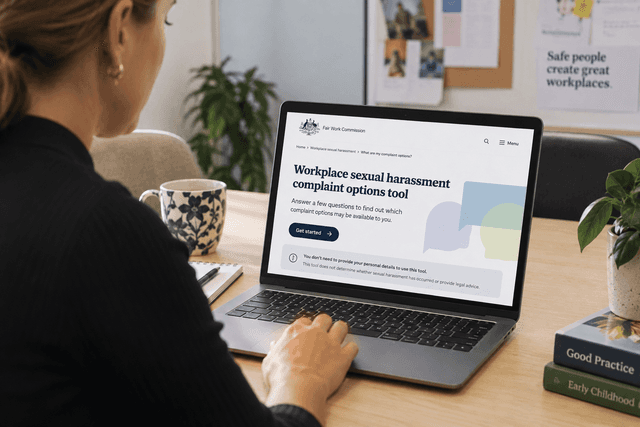 New workplace sexual harassment complaint options tool launched